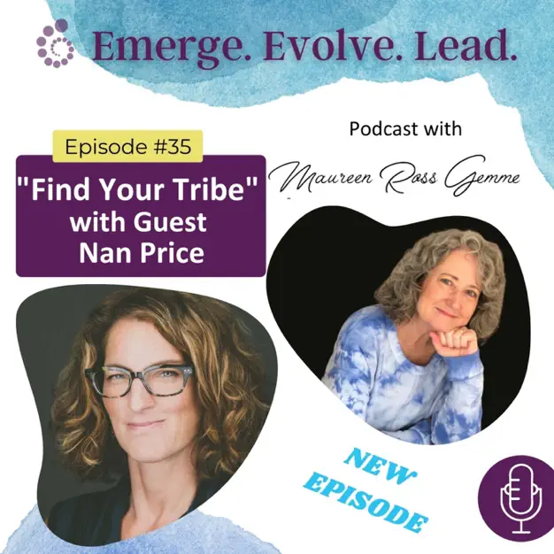 graphic for Emerge Evolve Lead podcast with guest Nan Price